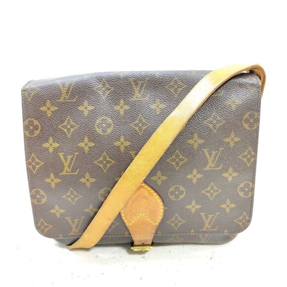 Louis Vuitton Cartouchiere GM Brown Monogram Shoulder Bag 227-052624 - Picture 1 of 9